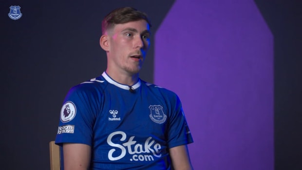 James Garner's first Everton interview